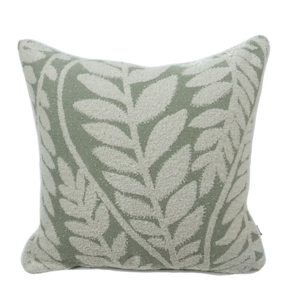 Almofada florarte 96814001 folhas verdes