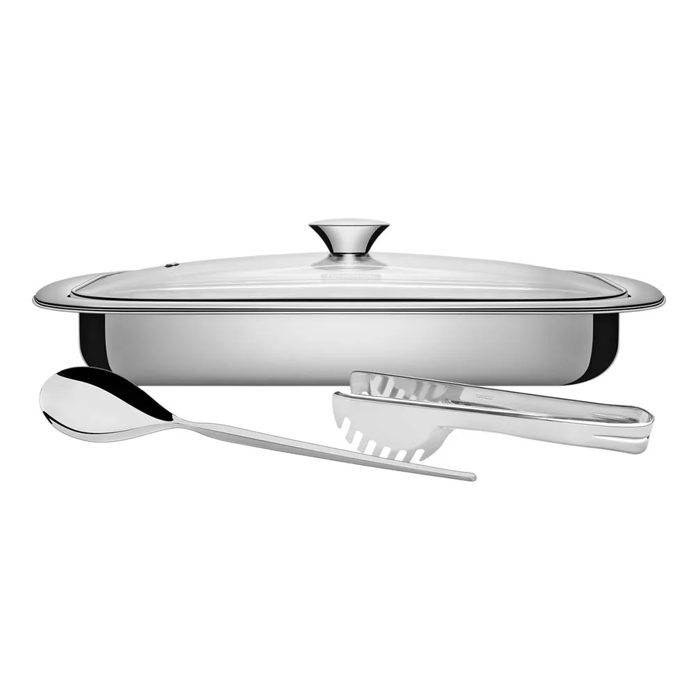 JOGO ASSAR/SERVIR TRAMONTINA 3PC 64310/114 COSMOS INOX 4
