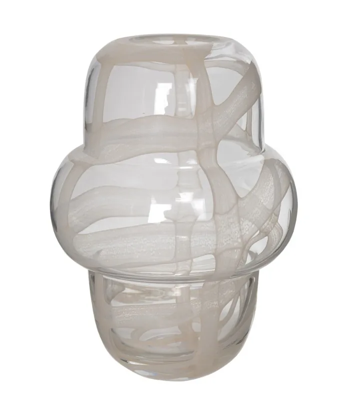 Vaso decor florarte 86669001 fendi(bl)