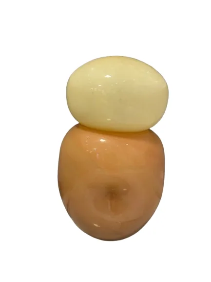 Vaso decorativo florarte 86940001 laranja(bl)