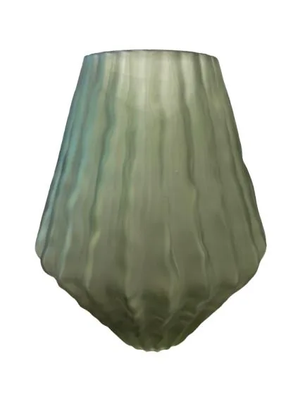 Vaso decorativo florarte 98033002 verde fosco(bl)