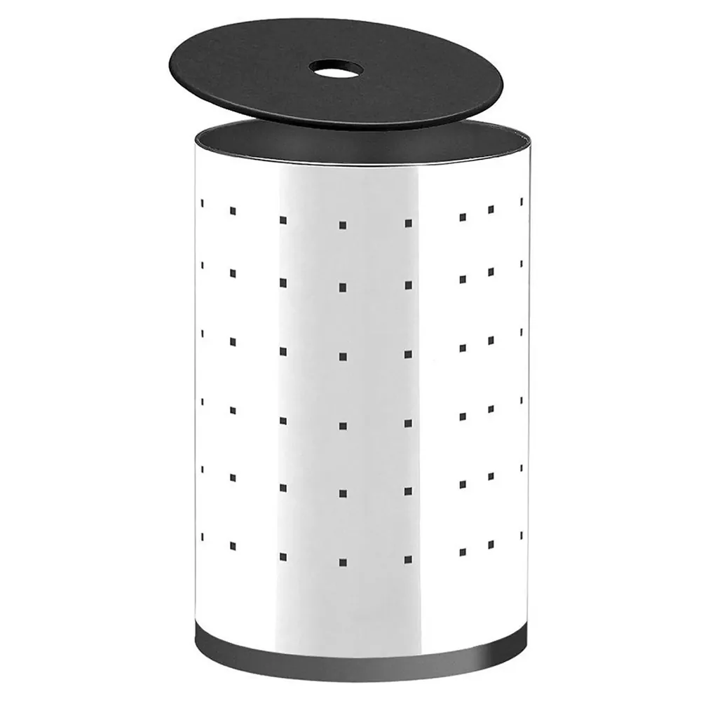 CESTO ROUPAS BRINOX 3021/205 C/ROD/FUNDO PLASTICO INOX