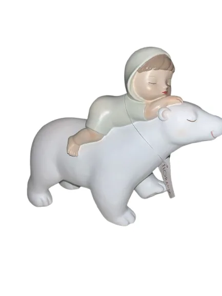 Escultura florarte urso 57589001 colorido(bl)