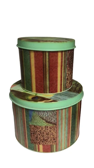CONJ.CAIXA DECOR. GERMANIA PATCHWORK REF:3536