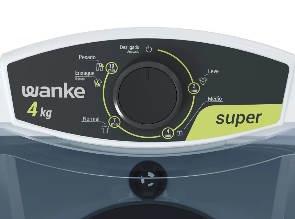 LAVADORA WANKE SUPER 4KG BRANCA 220V ANTIGA:LIS 4