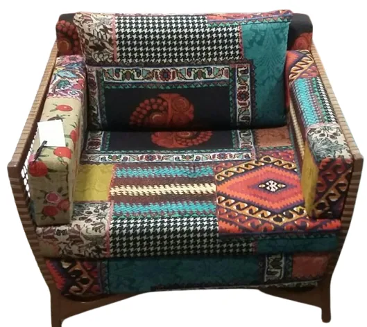 POLTRONA SV CUTIE TERRACOTA ESTAMPADA(BL)