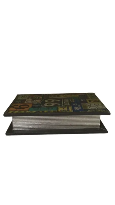 BOOK BOX GOODS ROUTE 66 37X27CM I  REF:31113