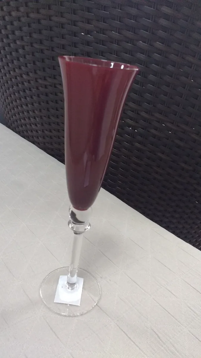 TACA CHAMPAGNE MONTARTE SINA 200ML VERMELHA