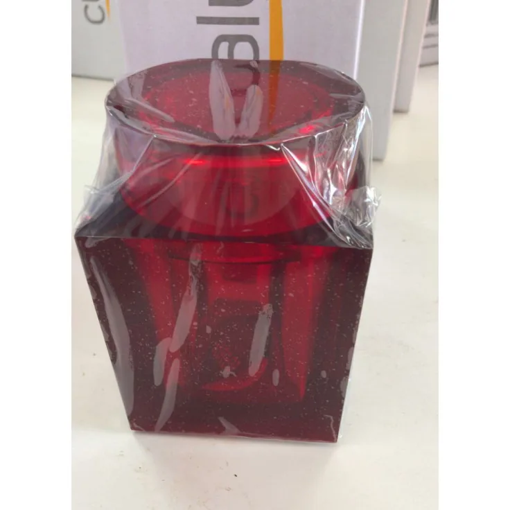 PORTA COTONETE/ALGODAO CUBALUX PREMIUM/RIVEIRA VERMELHO
