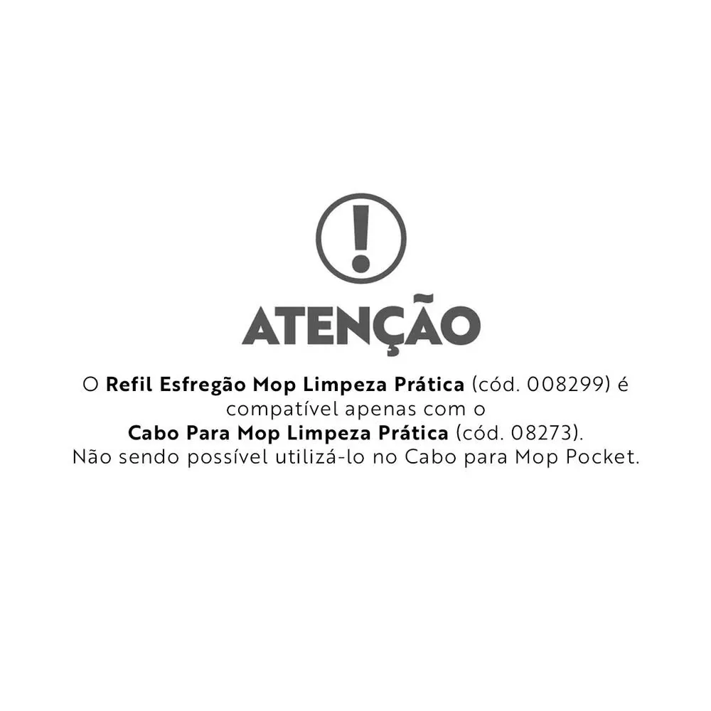 REFIL ESFREGAO MOR MOP LIMPEZA PRATICA