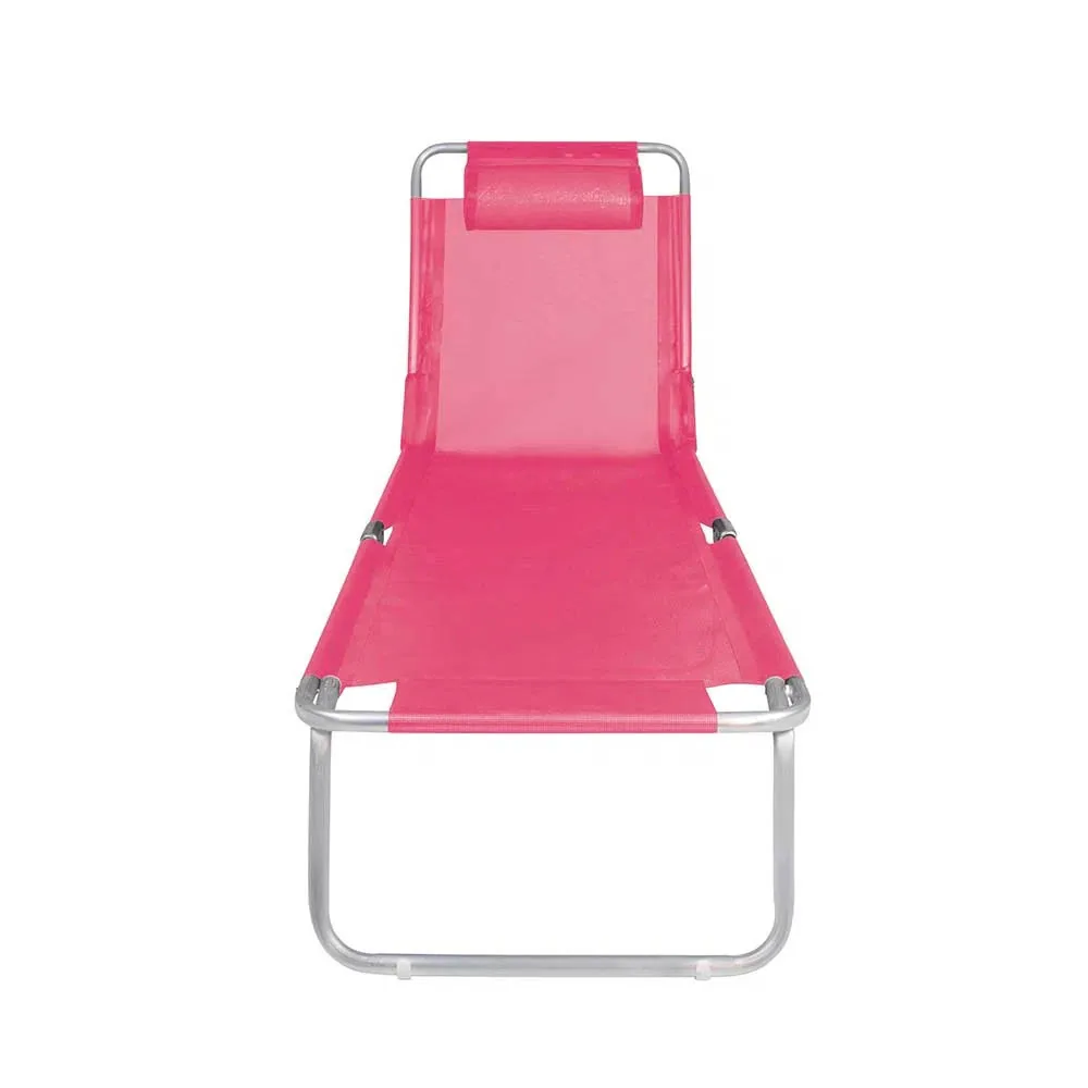 ESPREGUICADEIRA PRAIA MOR 2704 ALUMINIO ROSA 3
