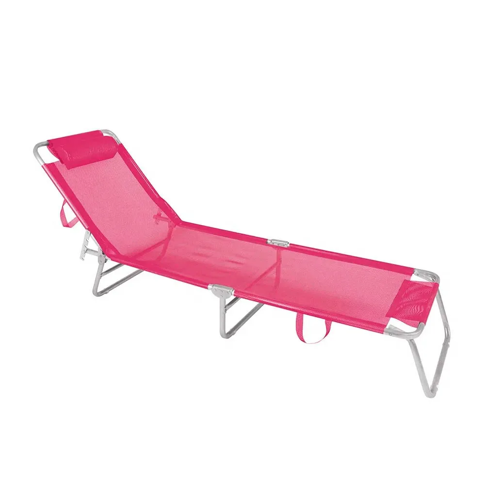 ESPREGUICADEIRA PRAIA MOR 2704 ALUMINIO ROSA