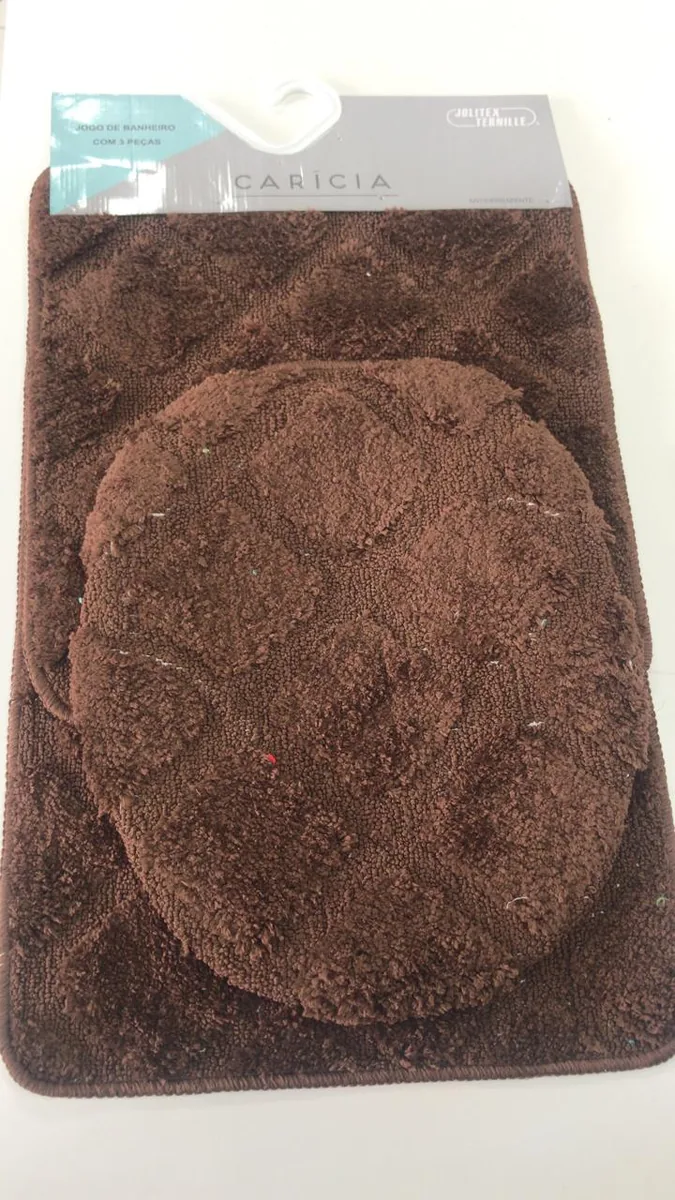 TAPETE JOLITEX S4622 CARICIA LOSANGOS C/3 CHOCOLATE