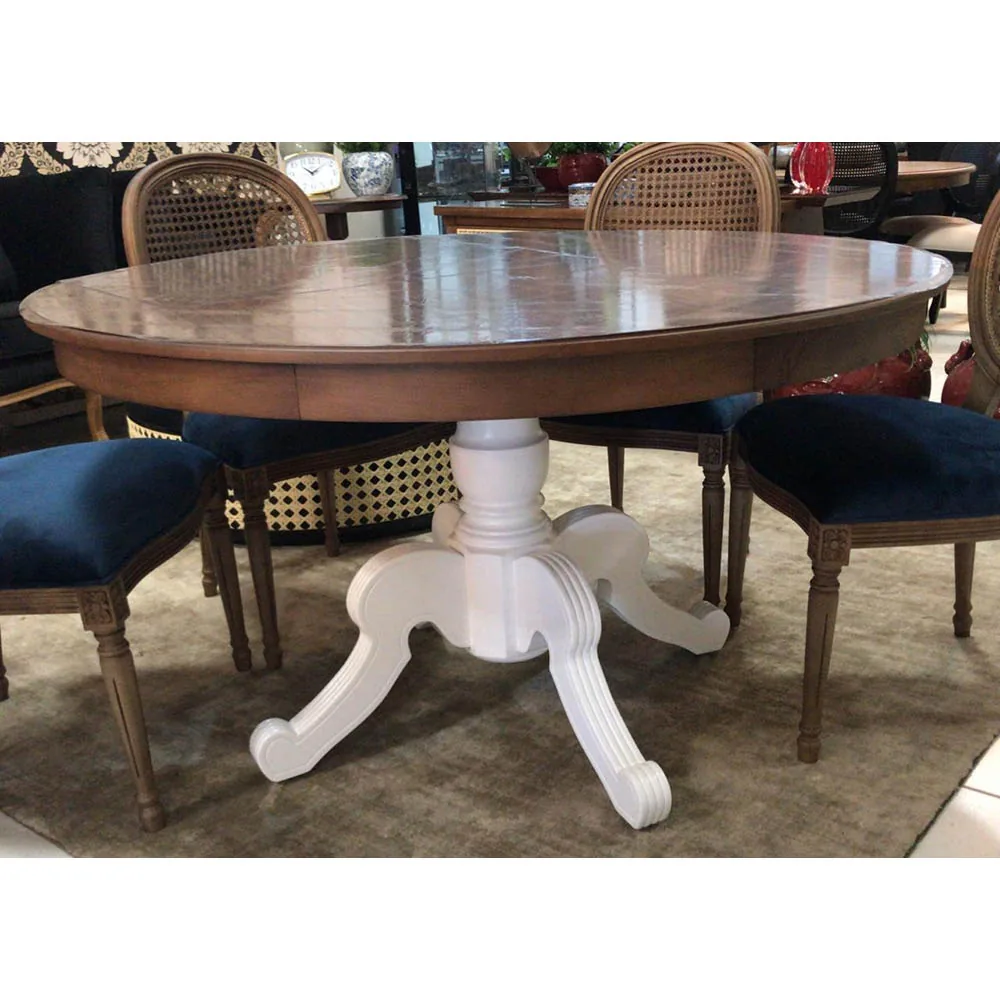 MESA JANTAR ATR MJ2042/2 LACA BRANCO/NOGUEIRA(BL)