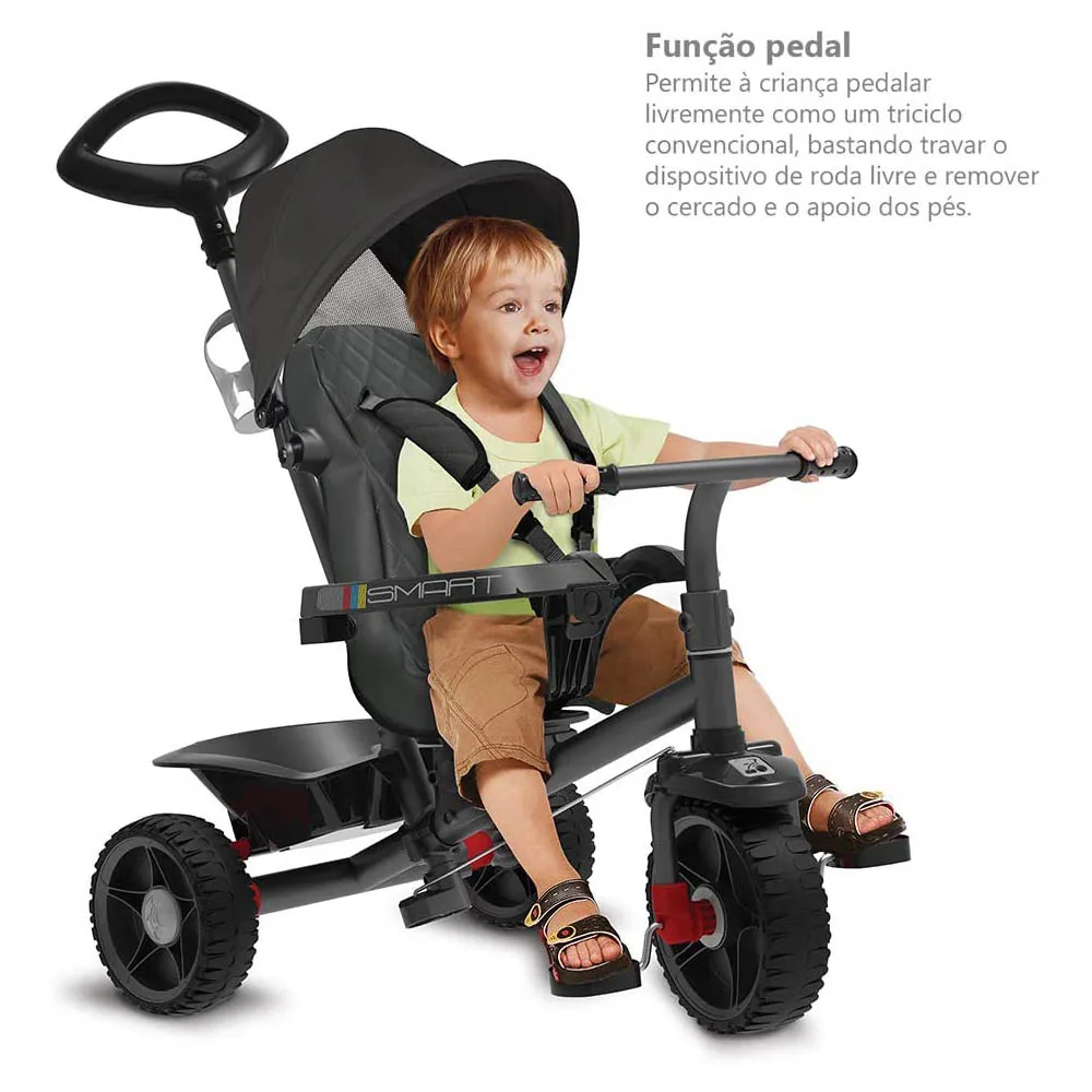 TRICICLO BANDEIRANTE 1310 SMART RECLINAVEL AZUL 15