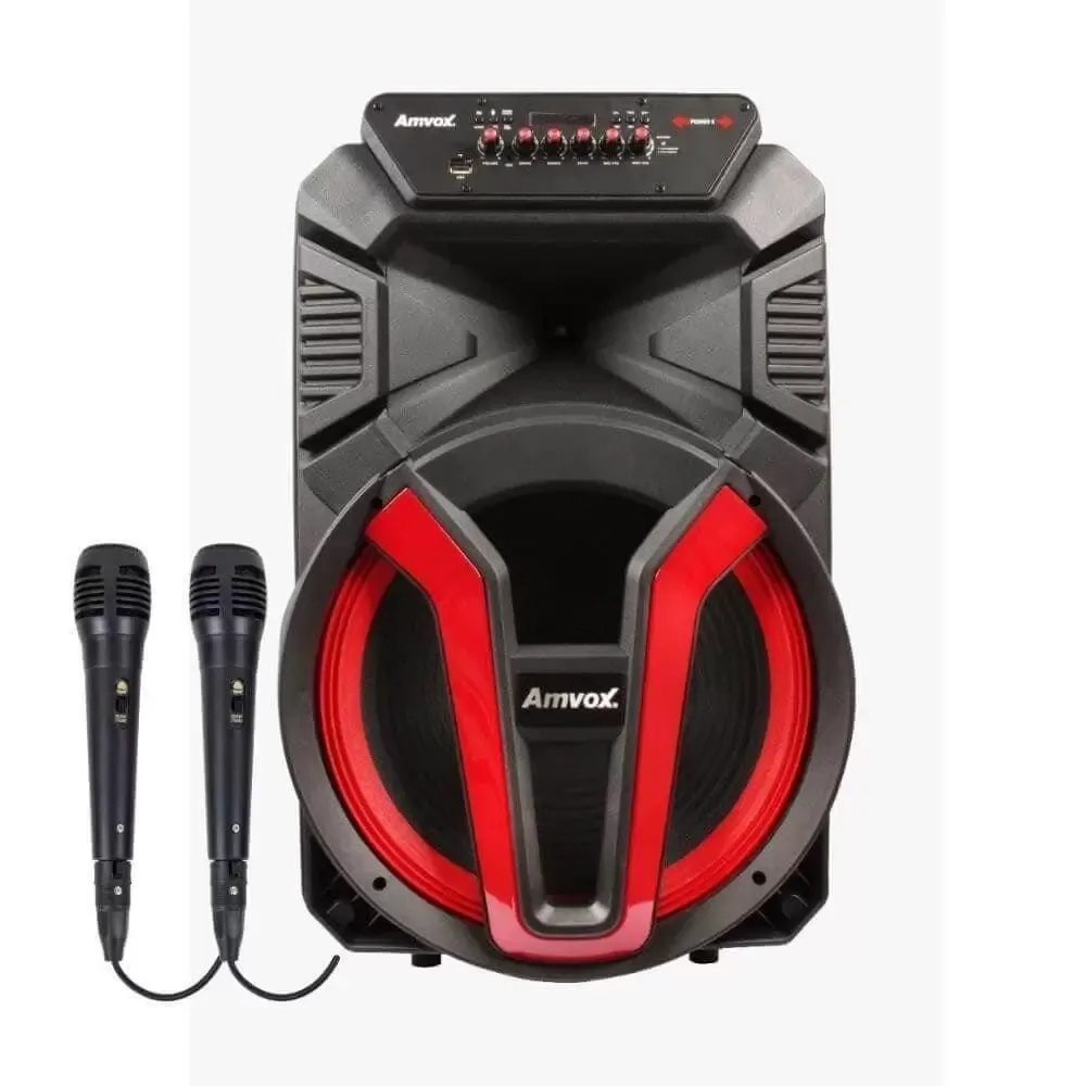 CAIXA SOM AMVOX C/BATERIA ACA850 GLADIADOR 850W RMS-ANTIGO ACA780 4