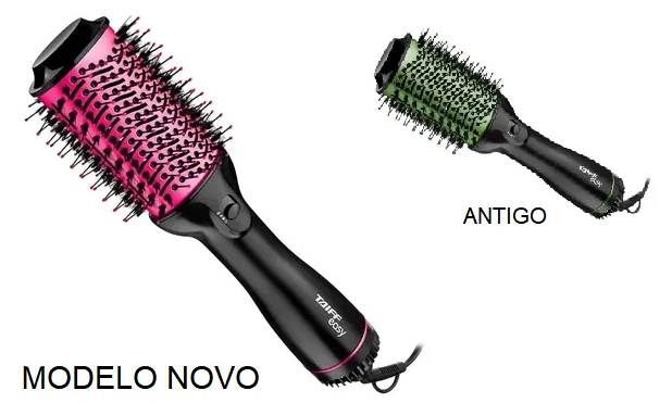 ESCOVA SECADORA TAIFF EASY PINK 220V ANTIGA: EASY GREEN - OVAL STYLE AZUL