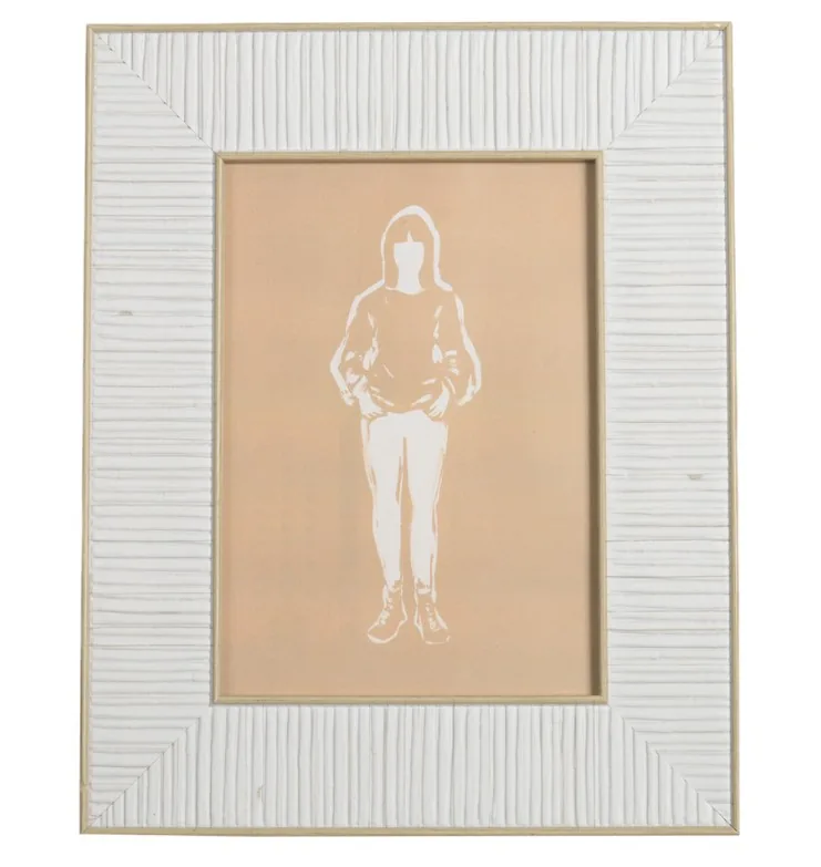 PORTA RETRATO FLORARTE 83409001 OFF WHITE(BL) 2