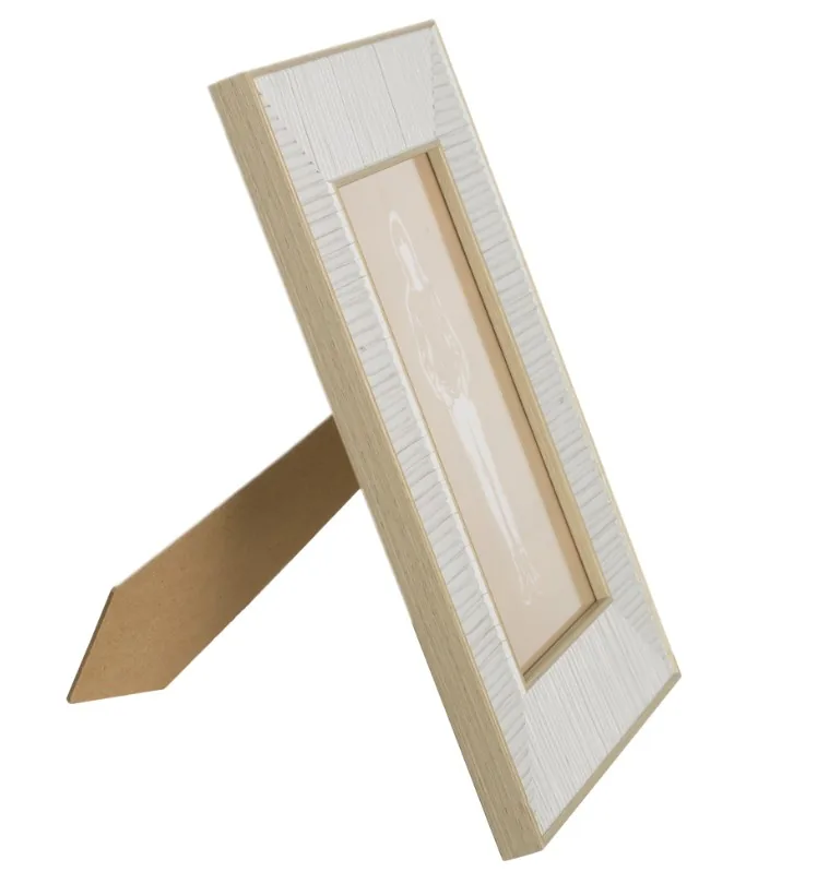 Porta retrato florarte 83409001 off white(bl)