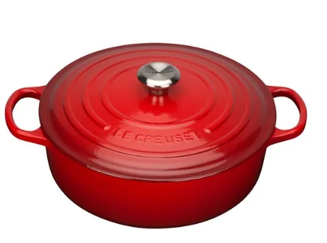 PANELA RISOTTO LE CREUSET SIGNATURE 30CM VERMELHO(BL)