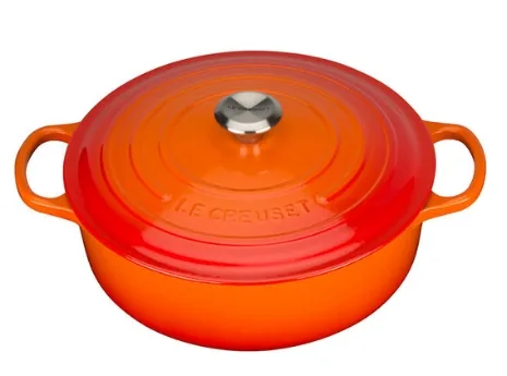 PANELA RISOTTO LE CREUSET SIGNATURE 30CM LARANJA(BL)