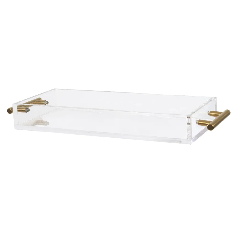 Bandeja decorativa florarte 96514001 alca dourada (bl)