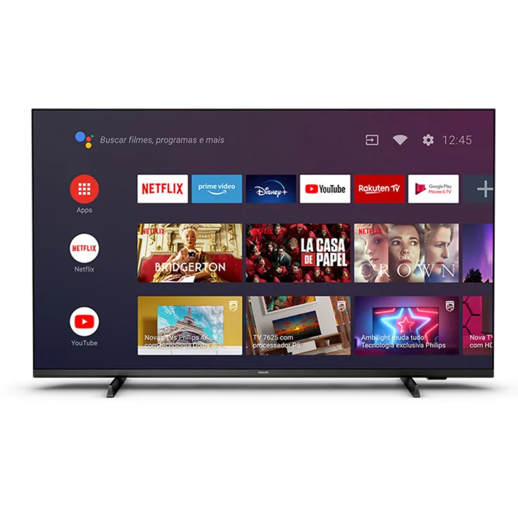 TV PHILIPS 65" ANDROID 65PUG7406/78 LED SMART UHD 4K 4