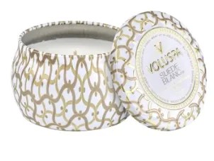 MINI VELA LATA VOLUSPA 25H SUEDE BLANC(BL)