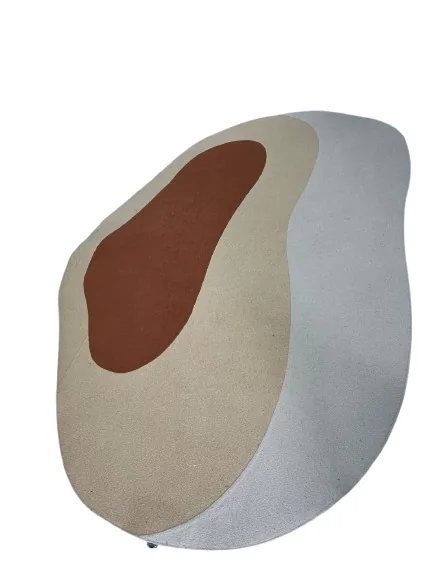 TAPETE FINA ESTAMPA 2.20x3.00 ORGANICO VENEZA 9281 TERRACOTA ABSTRATO(BL)