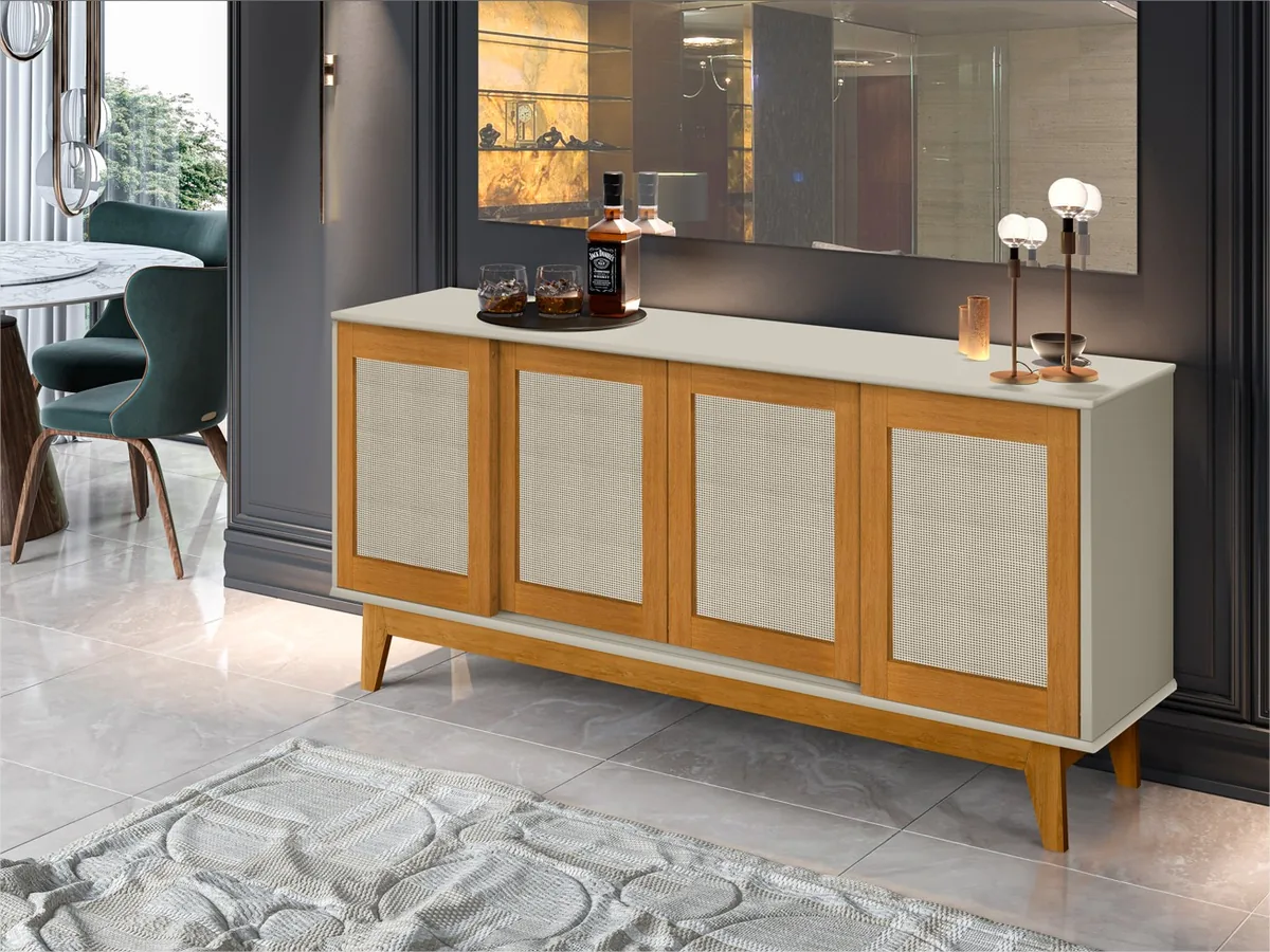 BUFFET TEBARROT DETROIT OFF WHITE/MADEIRA