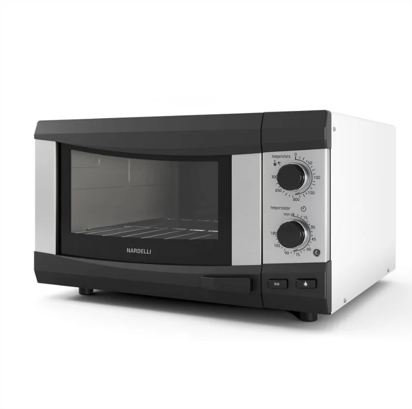 FORNO ELETRICO 45LT NARDELLI SUPER NEW BRANCO/PRETO 10014130 220V