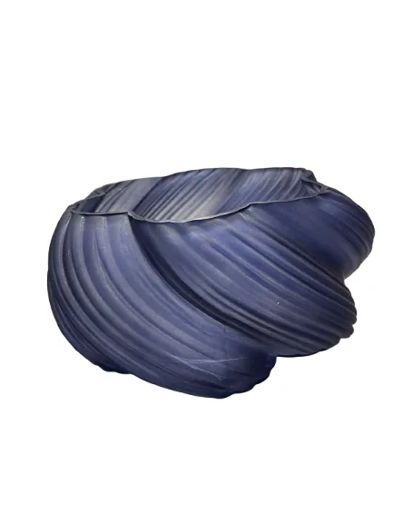 Vaso florarte 53096005 vidro azul (bl)