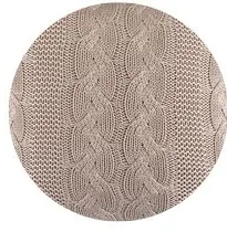 MANTA DECORTEXTIL 049-28 TRICO TRAMA TRANCAS ROSA(BL)
