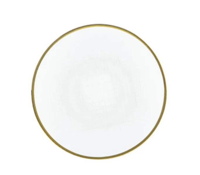 PRATO RASO WOLFF 27811 CRISTAL COM BORDA DOUR. LINAR