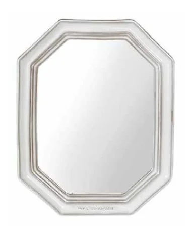 ESPELHO KZ YNK013 OCTAGON OFF WHITE(BL)