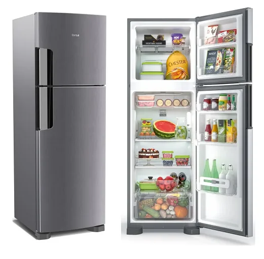 REFRIGERADOR CONSUL CRM44MKBNA 377LT FROST FREE INOX 220V - ANTIGA CRM44AKBNA 386LT