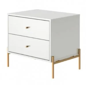 MESA DE CABECEIRA PROVINCIA JASPER BRANCO DOURADO(BL)