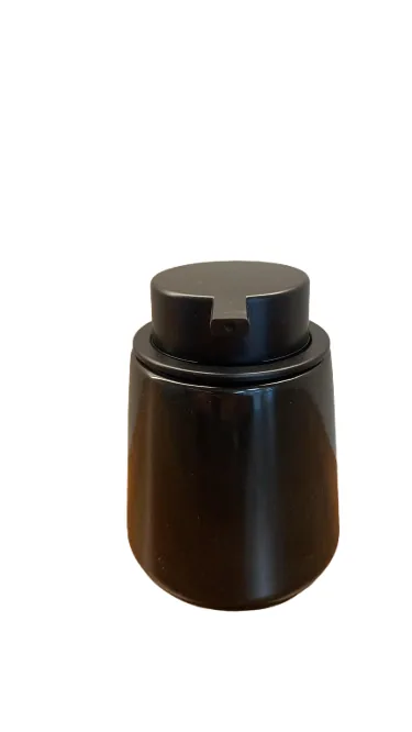 PORTA SABONETE BTC ZO0011 PORCELANA PRETO(BL)
