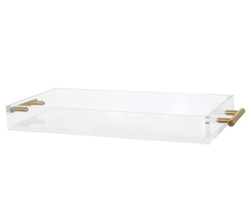 Bandeja decorativa florarte 96513001 alca dourado(bl)