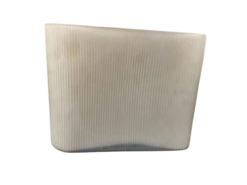 Vaso florarte vidro 96328002 bege fosco 10cm(bl)