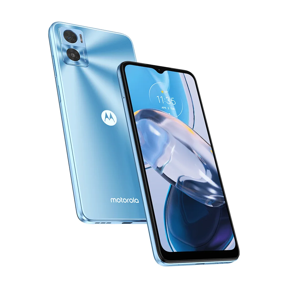 CELULAR MOTOROLA E22 128GB AZUL