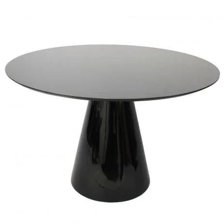 MESA JANTAR MAXMILA CONE LACA PRETA(BL)