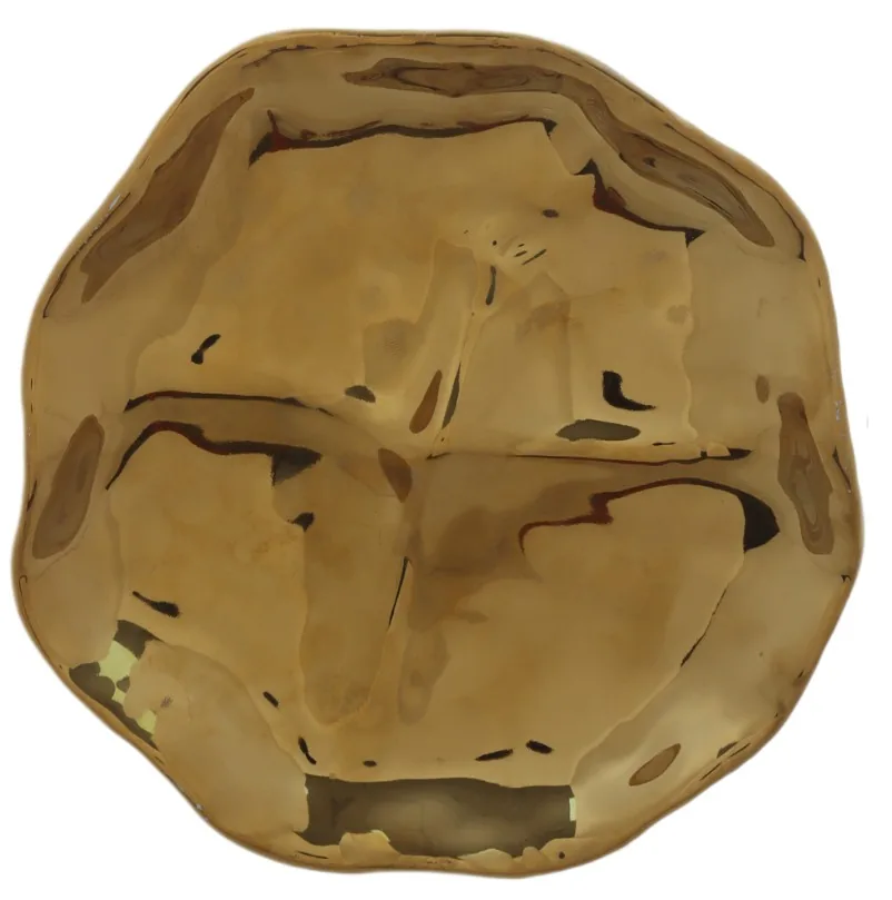 Escultura de parede florarte 62319002 dourado (bl)