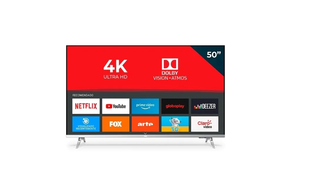 TV AOC 50" 50U6305/78G LED HDR SMART 4K