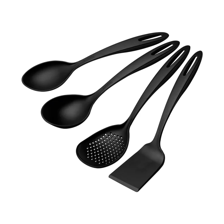 JOGO UTENSILIOS TRAMONTINA 4PC 25199/001 ABILITY PRETO ANTIGO 25199/007 5 PEÇAS