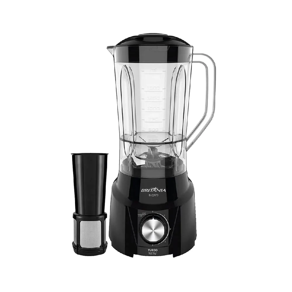 LIQUIDIFICADOR BRITANIA BLQ970P 2,6LT 900W PRETO 33101232 220V 2