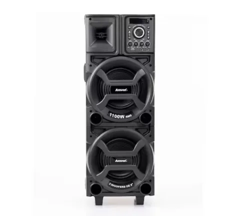 CAIXA SOM AMVOX S/BATERIA ACA1101 1.100W RMS ANTIGA:ACA1000 NEW X e ACA1005 TITAN 2