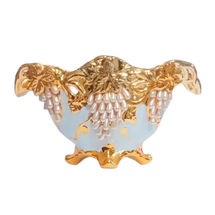 FLOREIRA CHINA CERAMICA DOURAD (SL 403120)
