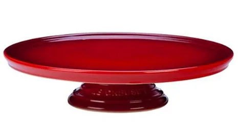 SUPORTE P/ BOLO LE CREUSET VERMELHO(BL)