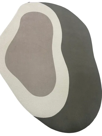 TAPETE FINA ESTAMPA 1.75x2.45 ORGANICO VENEZA 9281 VERDE ABSTRATO(BL)